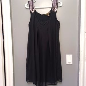 Kitchen Black w Sequin Dress Sz XL